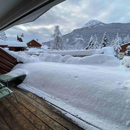 Appartement 4 Pers Grande Terrasse Vue Pistes Ski Saint-Chaffrey Luaran gambar
