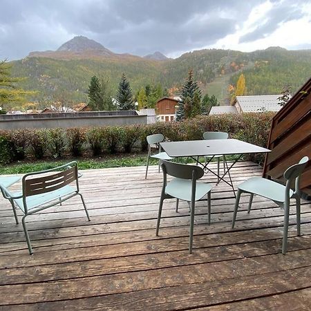 Appartement 4 Pers Grande Terrasse Vue Pistes Ski Saint-Chaffrey Luaran gambar