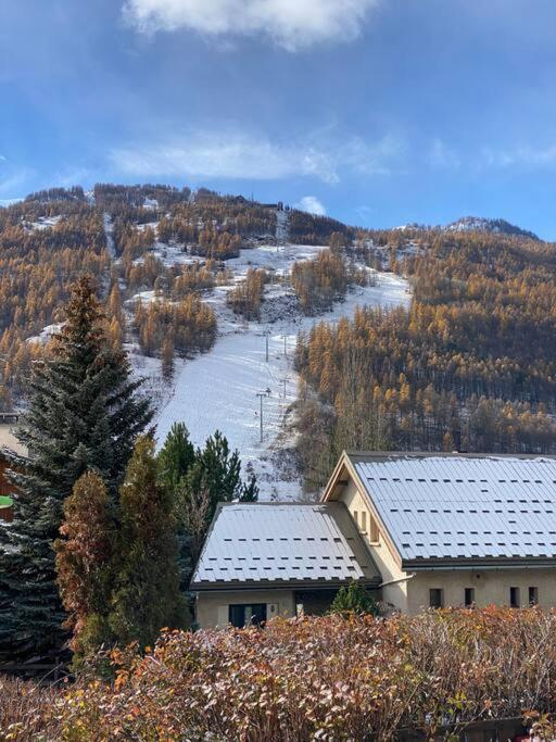 Appartement 4 Pers Grande Terrasse Vue Pistes Ski Saint-Chaffrey Luaran gambar