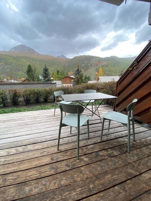 Appartement 4 Pers Grande Terrasse Vue Pistes Ski Saint-Chaffrey Luaran gambar