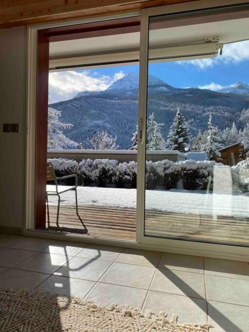 Appartement 4 Pers Grande Terrasse Vue Pistes Ski Saint-Chaffrey Luaran gambar