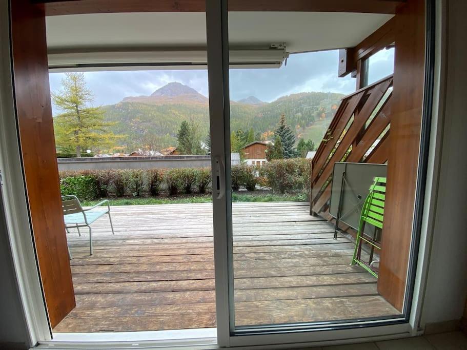 Appartement 4 Pers Grande Terrasse Vue Pistes Ski Saint-Chaffrey Luaran gambar