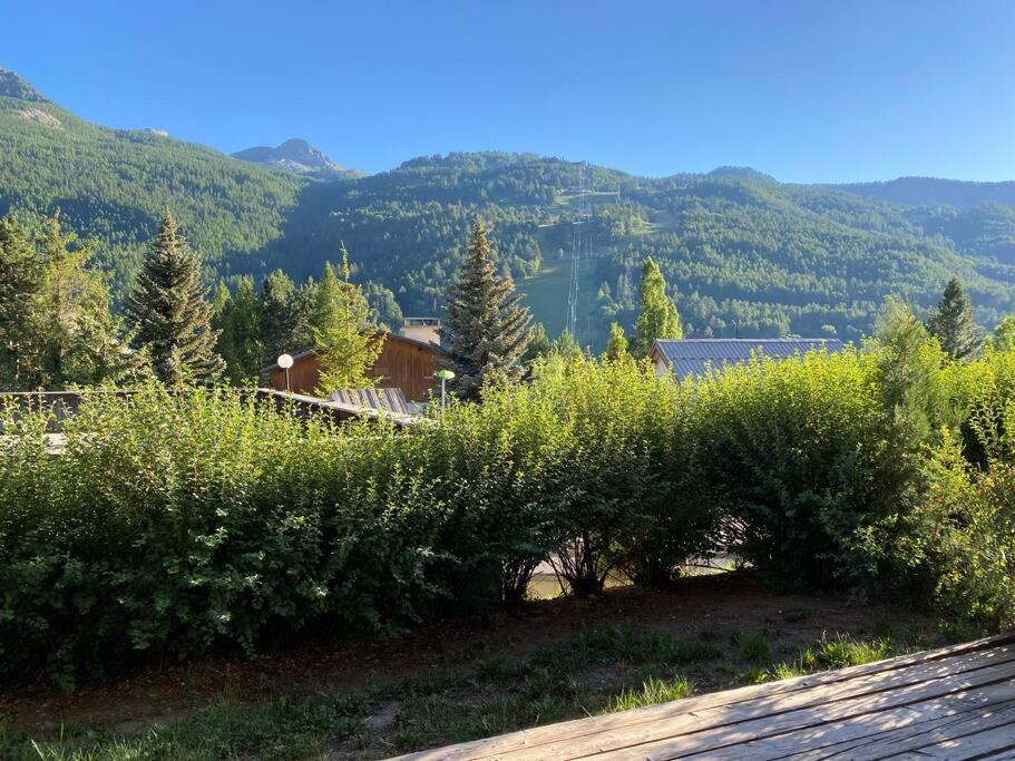 Appartement 4 Pers Grande Terrasse Vue Pistes Ski Saint-Chaffrey Luaran gambar